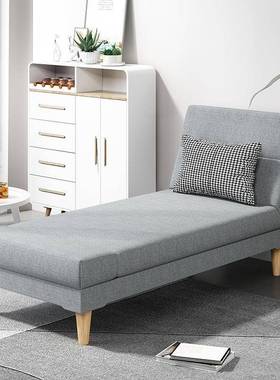 台小户床型客厅卧室美榻懒人人躺椅沙发阳66577租房小沙发床折叠