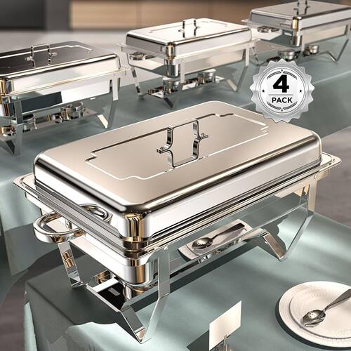 跨境chafing dishes布菲炉不锈钢商用自助餐炉加热酒精早炉保温炉