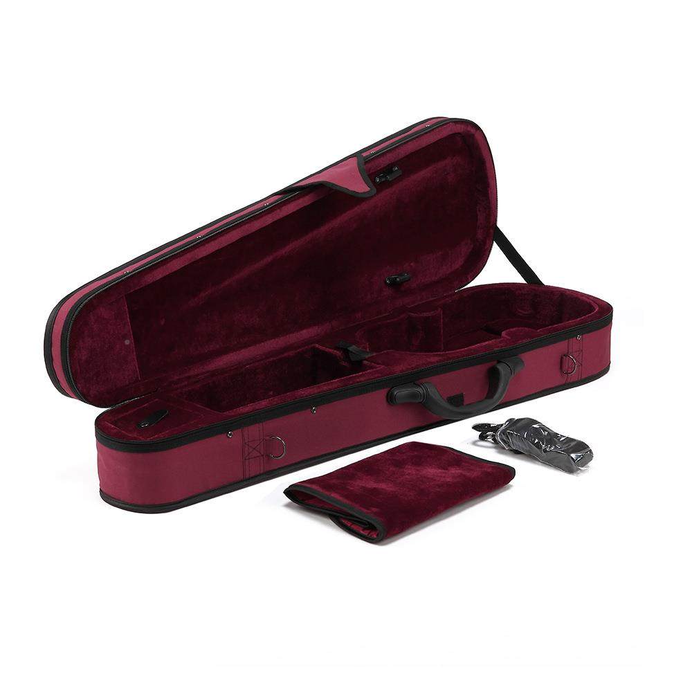 小出口爆款抗轻便提QFX琴三角盒 双肩背带 红压色琴琴盒