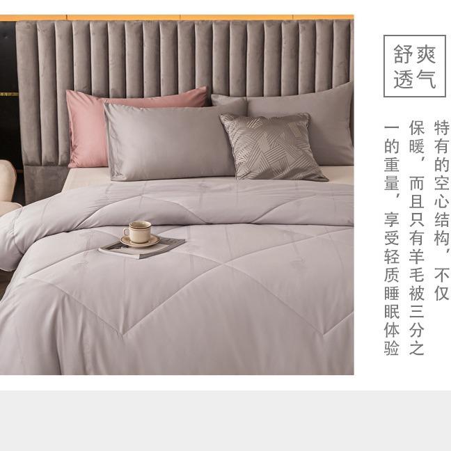 厂家YT-JH211货源阿尔暖巴暖卡羊贴驼毛被子南方无供冬被7+斤加厚