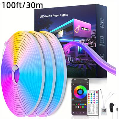 30M 100ft Flexible Neon led Strip Light Ultra Bright P67跨境