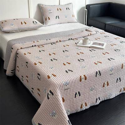 20莫2新款双面天莱丝床盖三件套夏季凉感赛尔夹棉代SPZ尔5床单单