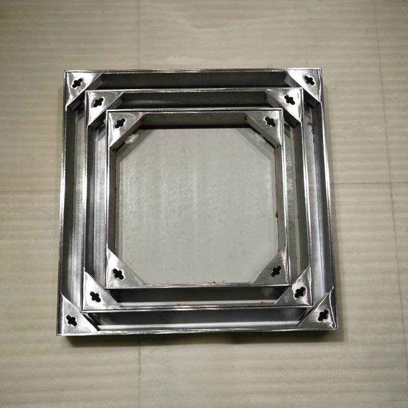 厂家生913产不锈井盖厚方形窨井盖加材质有加强筋钢装饰检查井