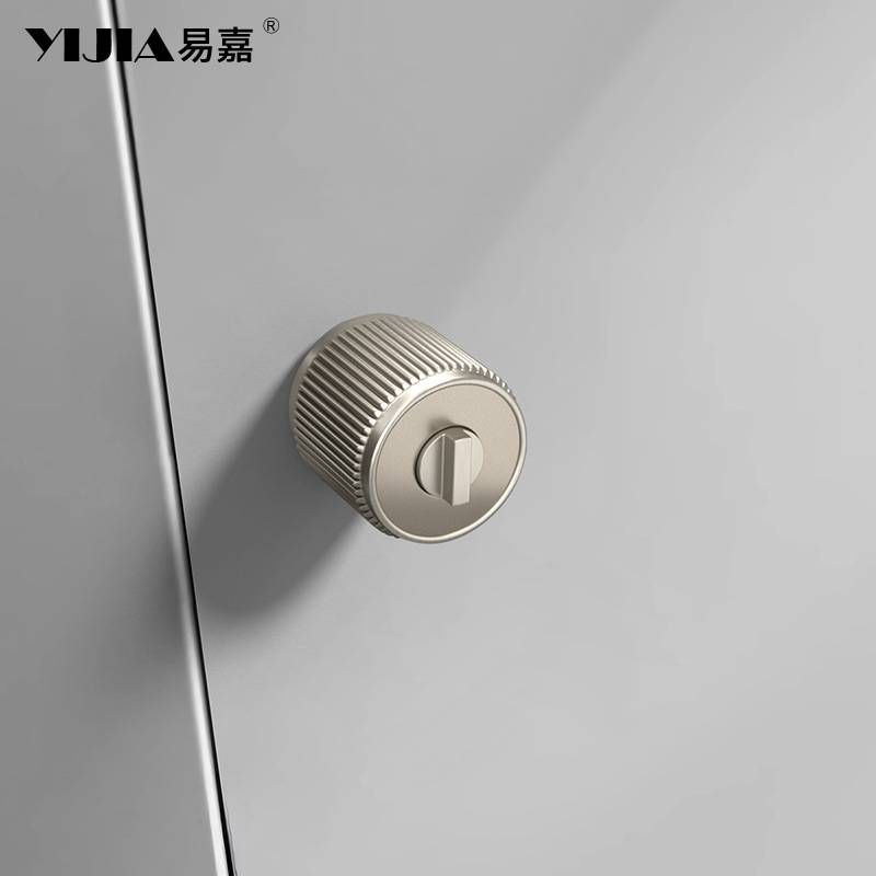 极简圆球形卧室门锁室内房间木门轻奢静音磁吸家用通用型门把手