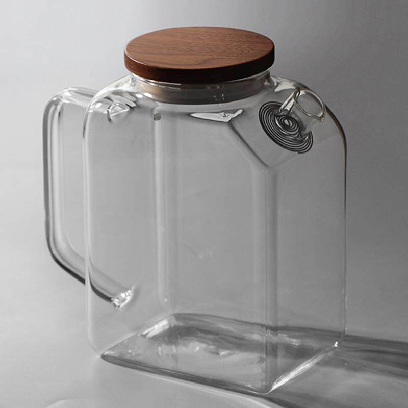 壶冰箱冷藏玻璃冷水 大量耐水高EEefm4wj温凉壶家用小嘴壶容夏季