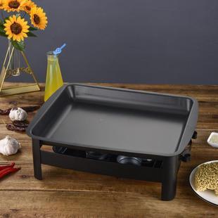 家用鸳鸯烤鱼盘双味烤鱼炉海鲜碳州长iahAE22f方形万炭商木鱼用盘