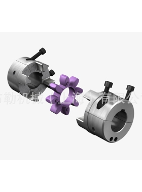 KTR弹性体缓冲垫梅花瓣胶块/联轴器梅花接手GR90 92SHA黄色SPIDER