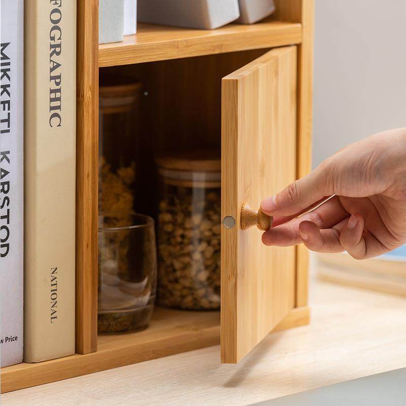 桌面简易小收书架绘本置物XRZSJ现代约桌架简上纳架学生带门小书