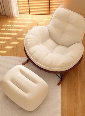 企鹅摇椅懒人蛋逍沙发躺椅可IEU睡觉客厅壳单台人懒人沙发阳休闲