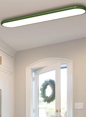 长条走廊过道灯ed吸顶灯家l用款简约代玄关入新户衣88808现帽间灯