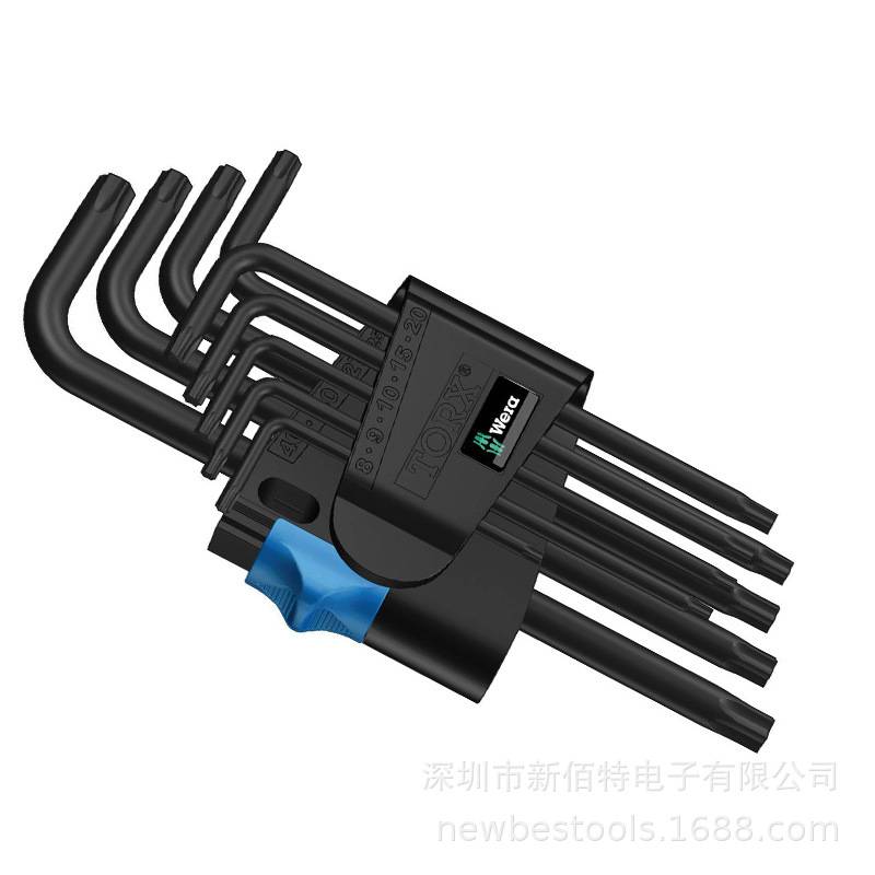 六角扳手950 PKL/9 SMN 3950SPK/9彩色1.5-10mm球头公制六角匙HEX