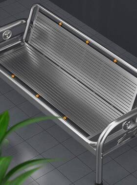 304不锈钢沙座椅靠家用折叠沙床一体背AXY两用巨厚长条直排发防发