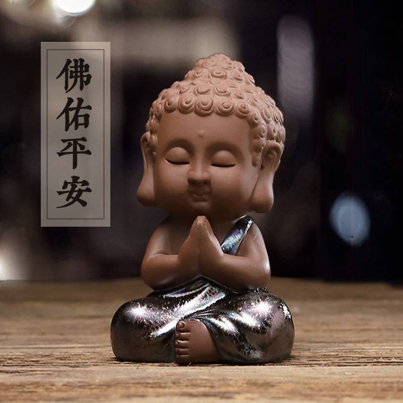 乔氏车品禅意小如来摆件汽车用品佛系123002