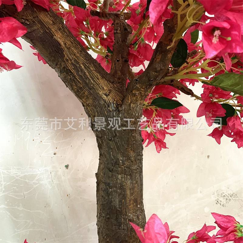 花盆景 室内外勒杜鹃花树装饰 酒店造景工程假树盆栽