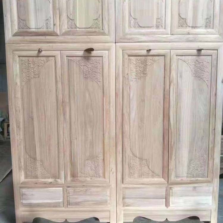 新中式全实木顶箱柜白茬北榆木大衣柜四门白胚坯储物衣橱卧室家具,电子元器件市场,其它元器件,淘宝优惠券,粉丝福利购,淘宝优惠卷