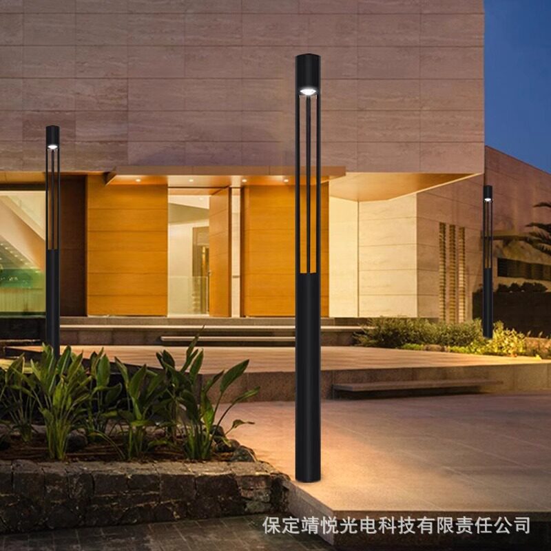 厂家直供铝型材庭院灯户外LED防水公园路灯小区广场7字灯景观灯柱