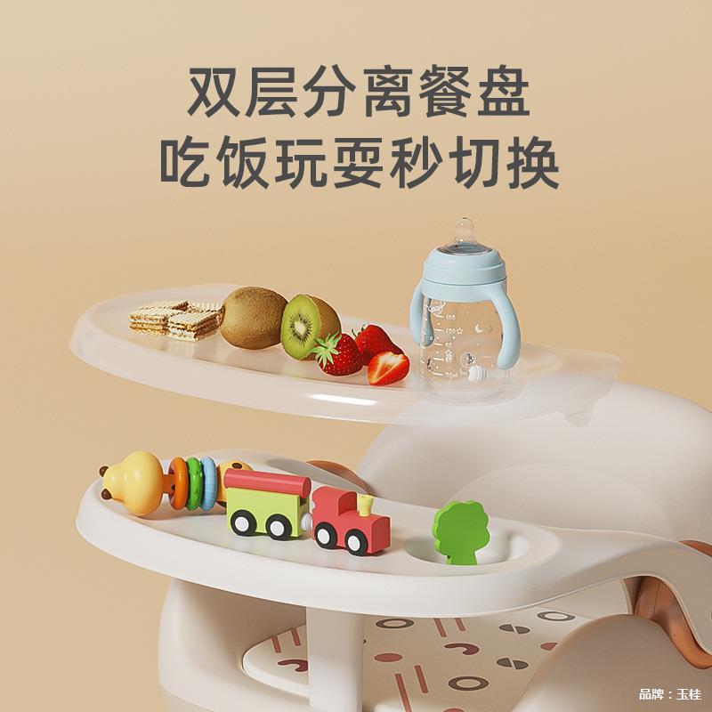 叫多功能儿童吃饭桌餐叫椅凳子宝宝椅家用食128小板凳塑料靠背喂