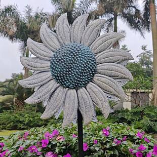肌理感车创风幼儿园玩艺具海边布#110景装饰仿真绿植向日葵意铁摆
