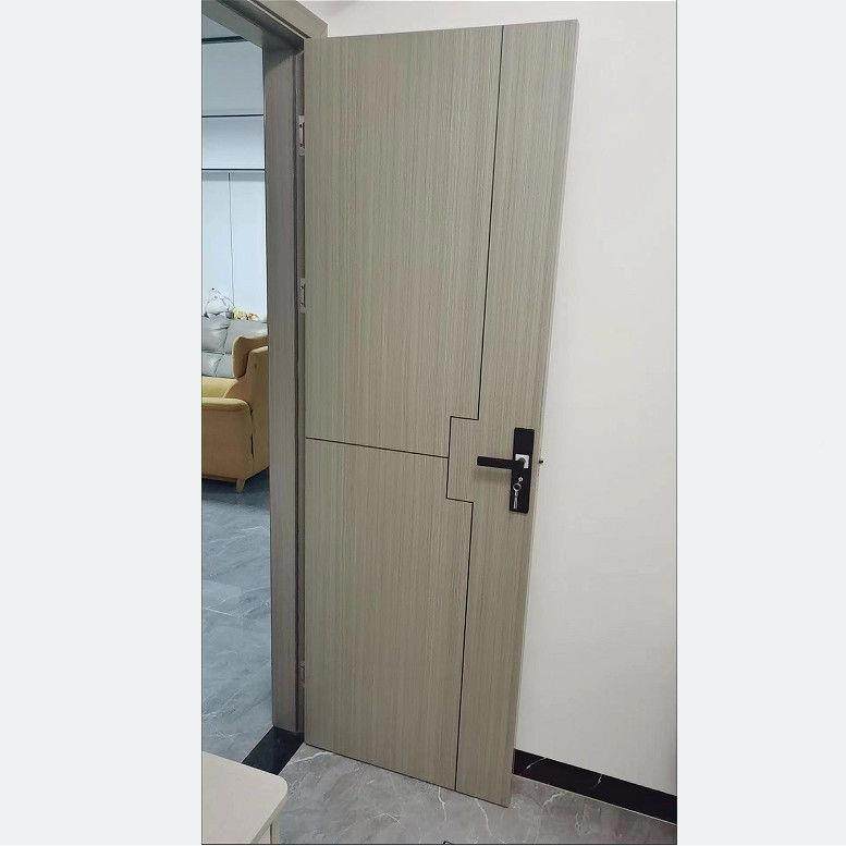 新款卧室门套全农晶村自建房门家套装室内门碳实木门用灰570色复