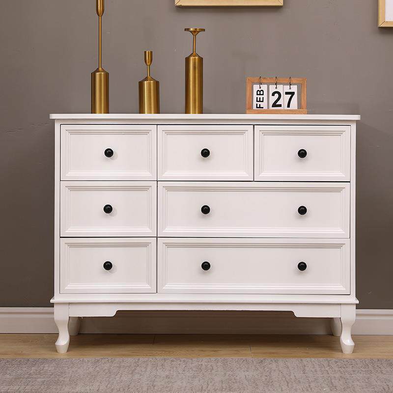 斗五斗木柜实客厅储物柜柜餐柜9斗边窄柜白色夹缝抽屉式整装收纳