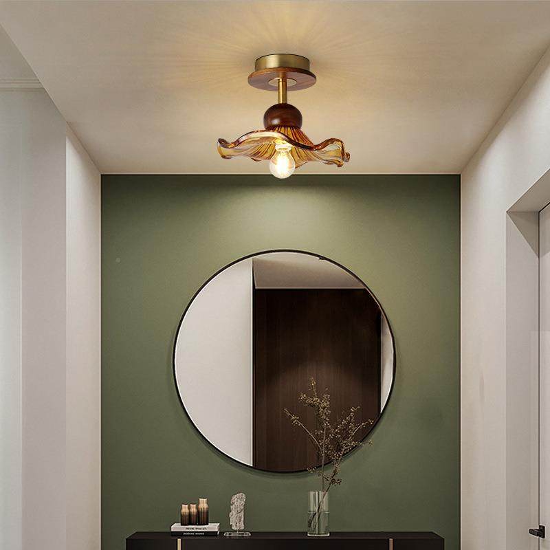 穗光中古风客厅玄关过道吸灯桃木法田园胡怀旧阳台192式衣帽间顶,家装灯饰光源,客厅吸顶灯,淘宝优惠券,粉丝福利购,淘宝优惠卷