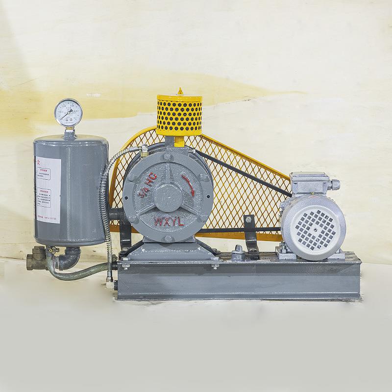 HC4S小型污水处理低1噪鼓风320机滑0片音曝气风机1.5KW回转式鼓风