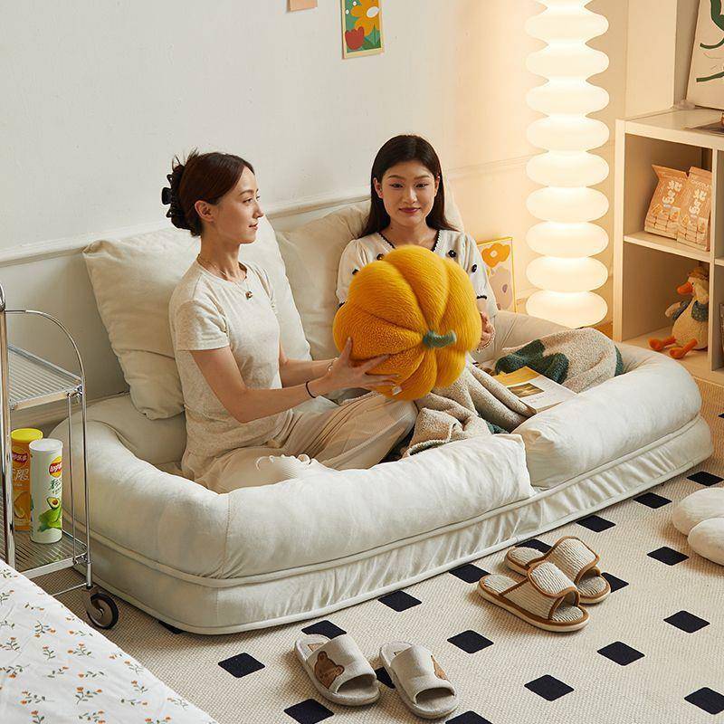 懒人沙发人类发狗窝沙床可折单人双叠人卧室两网红BPC榻榻米小沙