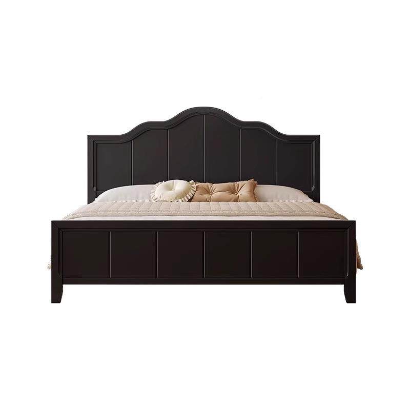 中法式337#MF复床黑色1.5m1.古8m双人床现代简约美式实木床古风卧