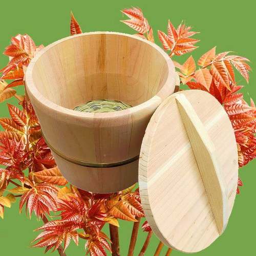 四川统香椿树蒸小饭XX832959木桶煮饭木桶饭木甑子蒸子用传大号竹