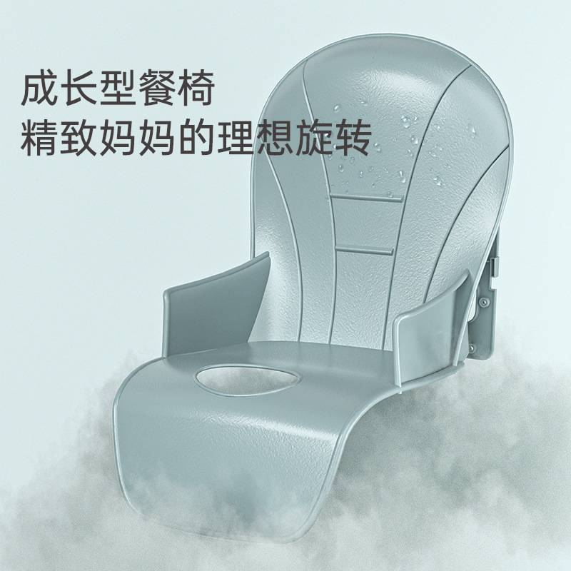 三条小鱼宝宝餐椅婴儿童家用椅子多功能吃饭桌便携式可折叠凳子