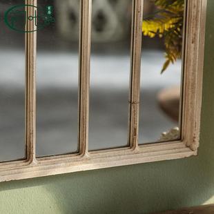 法式 服店创实意全身 复古墙面壁挂镜子客厅341木雕花壁饰试衣镜装