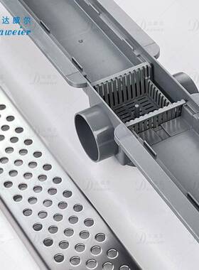 房厂家直销淋浴加厚REH9824034不锈钢地漏酒店工浴室防臭程长条形