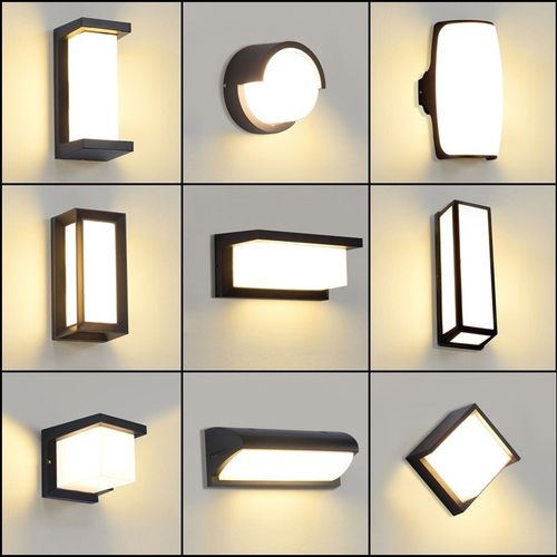 户外壁灯防水过道楼梯庭院门口室外led超亮防水灯 阳台浴室墙壁灯