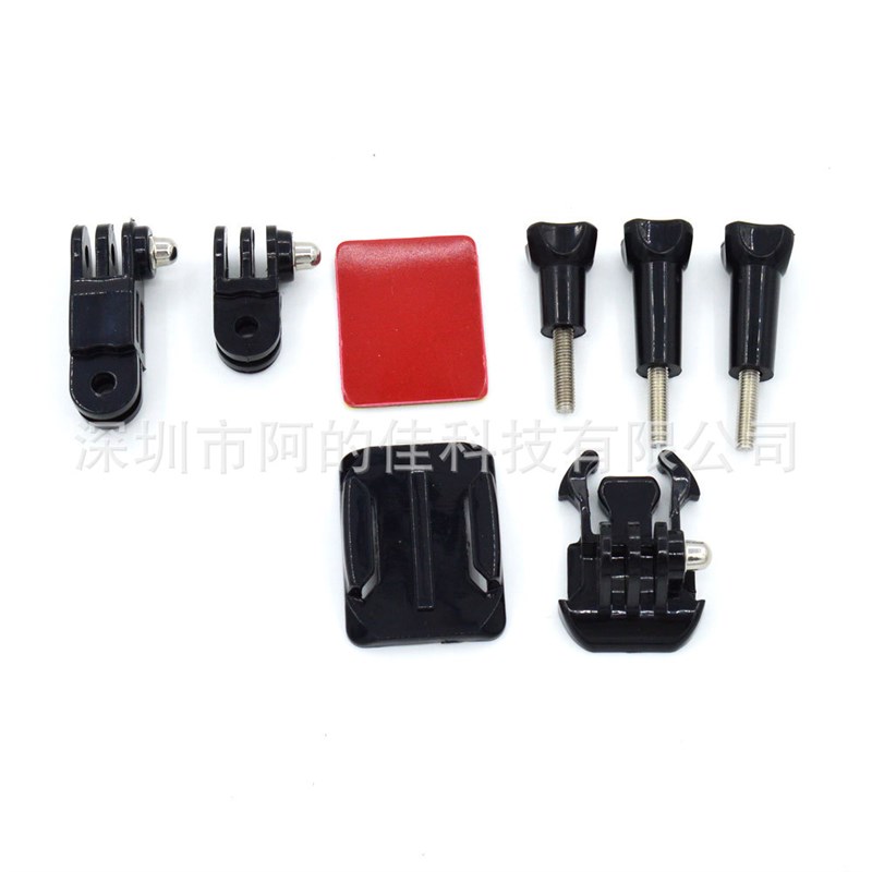 适用于Gopro配件头盔侧面拍摄套装 小蚁头盔配件套装 GP18