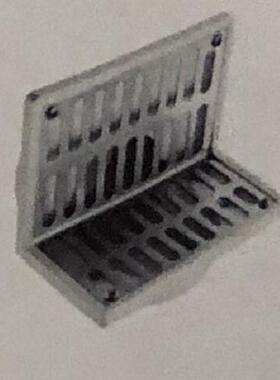 埃美柯BP601 304同层侧排墙式两用地漏 PVC75管阳台墙面墙角地漏