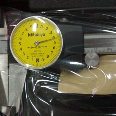 包邮日本三丰带表卡尺0-150 200高精度505-732 733 730游标300mm