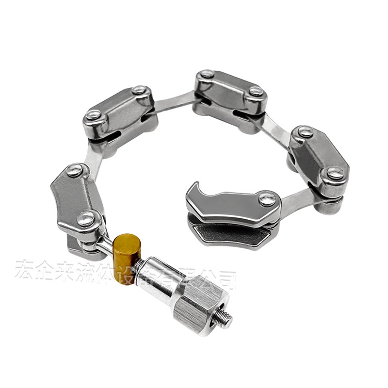 KF真空链式卡箍304不锈钢NW快装式63抱箍80卡扣100卡盘160管件200