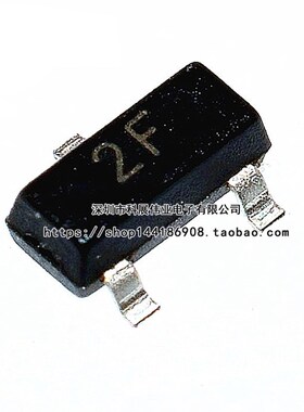 全新 贴片三极管 MMBT2907 2F 0.6A/40V PNP 贴片SOT23  (50个)