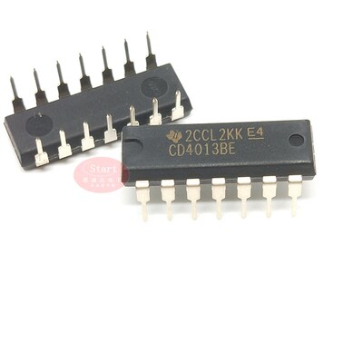 全新原装 CD4013BE DIP-14 双D触发器 原装进口 德洲 TI CD4013
