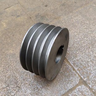 4B平面空心四槽B型皮带轮4槽B型皮带盘三角带轮厂家直销