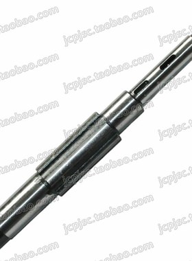 北京铣床X62W X52K铣床配件6188A 花键升降轴长587/6-42-10