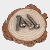 M3M4M5M6 TA2纯钛圆六角螺丝钛盘头内六角螺栓ISO7380螺丝杆