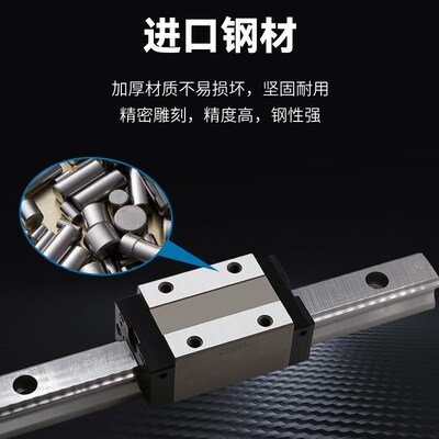 PMI银泰直线导轨滑块MSB15 20 25 30 35 40 55 65L/LESSF  S/ESSF