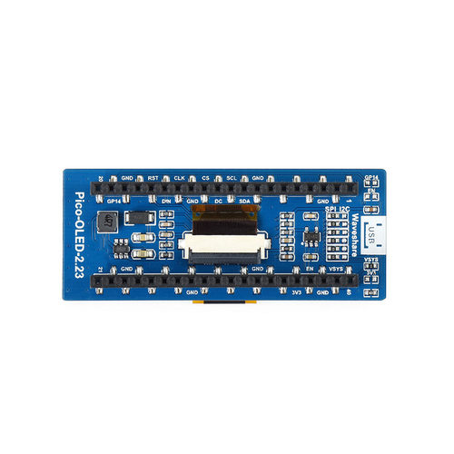 树莓派Raspberry Pi Pico 2.23寸OLED显示屏 SPI/I2C屏幕扩展板