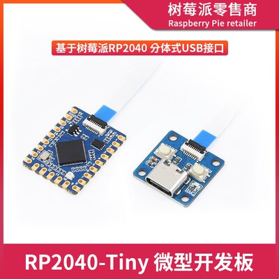 树莓派RP2040-Tiny开发板 Raspberry Pi RP2040双核微控制器主板