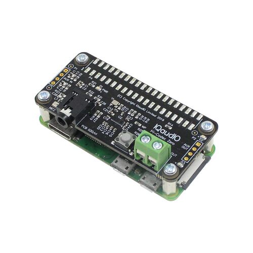 树莓派Zero音频解码扩展板 IQaudio Codec I2S声卡麦克风语音模块