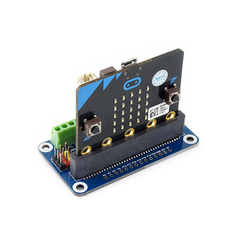 Micro bit V1.5/2.0三路舵机驱动板 智能小车直流电机驱动扩展板