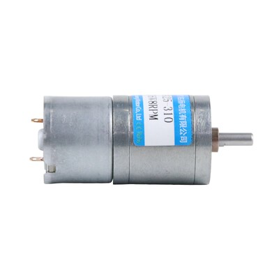 微型直流减速电机12v6v行星齿轮JGA25-310可调低慢速电动马达小型