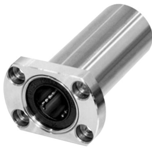 电镀椭圆法兰直线轴承LMH 6 8 10 12 13 16 20 25 30 35 L UU加长