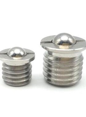 带法兰型球头柱塞BSC-M5/M6/M8/M10/M12/M14/M16波珠螺丝 FBPJS